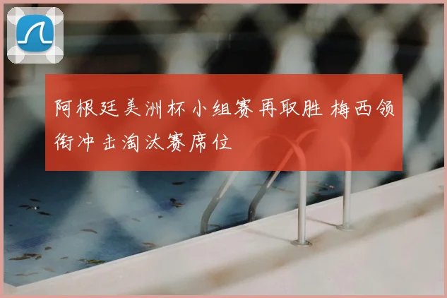 阿根廷美洲杯小组赛再取胜 梅西领衔冲击淘汰赛席位